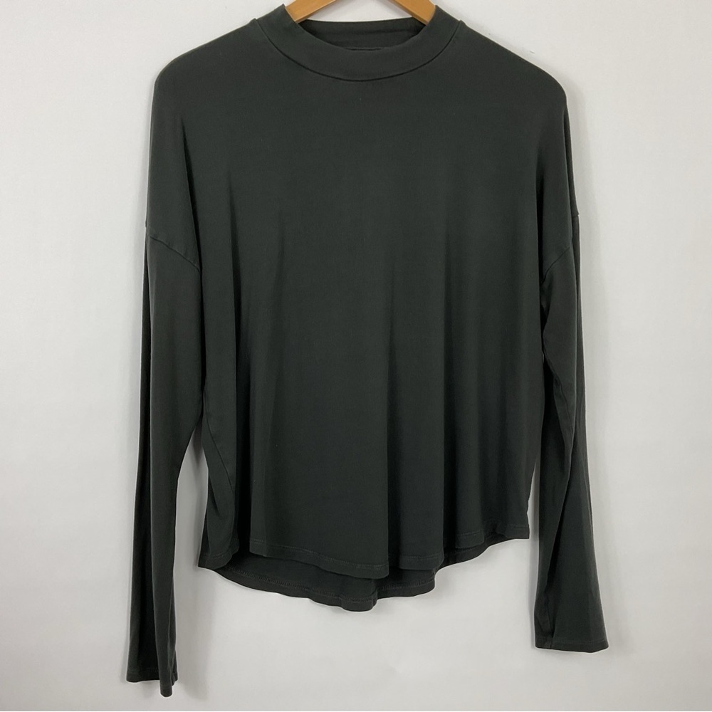 Madewell‎ Tatiana Mock Neck Shirt Size Medium